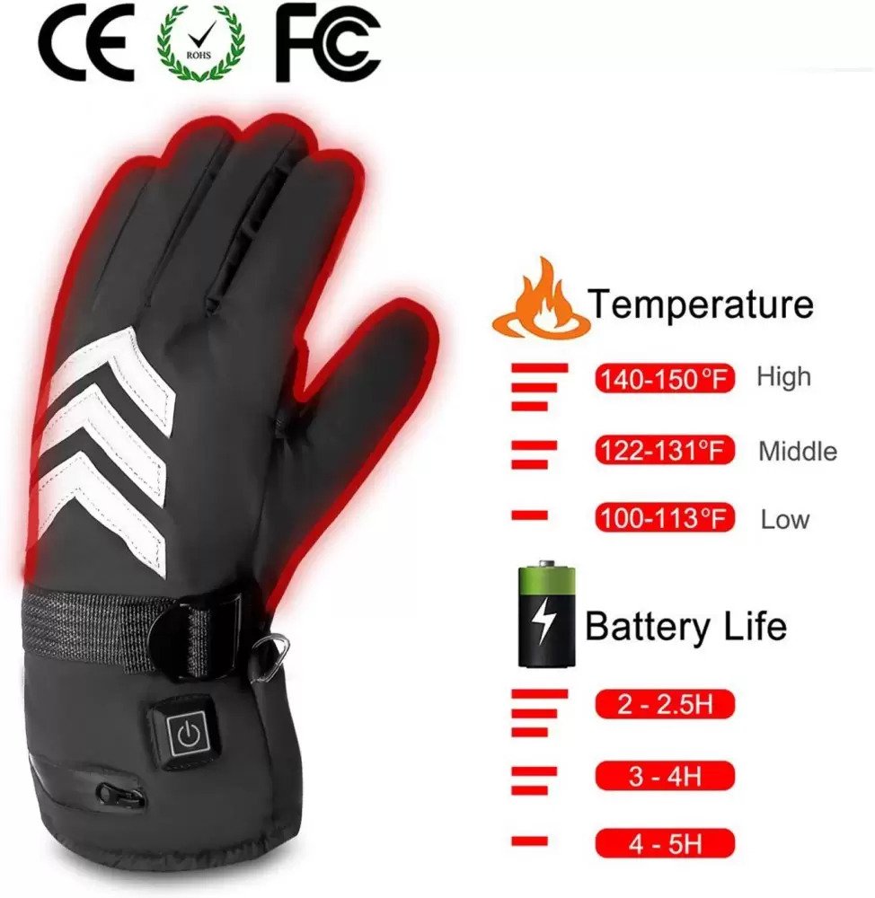 This Picture shows the battery life and temperature at all 3 heat modes.